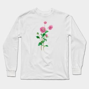 September 15th birthday flower Long Sleeve T-Shirt